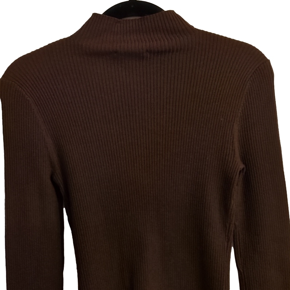 Stay Cozy and Chic with Joe's NWT Wool Blend Sweater in Rich Brown size small - Picture 7 of 12